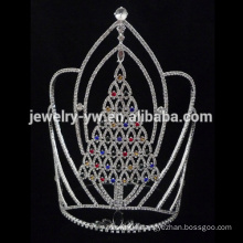 Wholesale Crystal Christmaslarge tall Tree Tiara and Crowns
